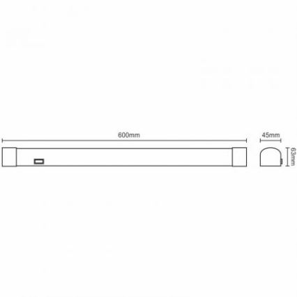 LED Oświetlenie blatu kuchennego LED/15W/230V 4000K