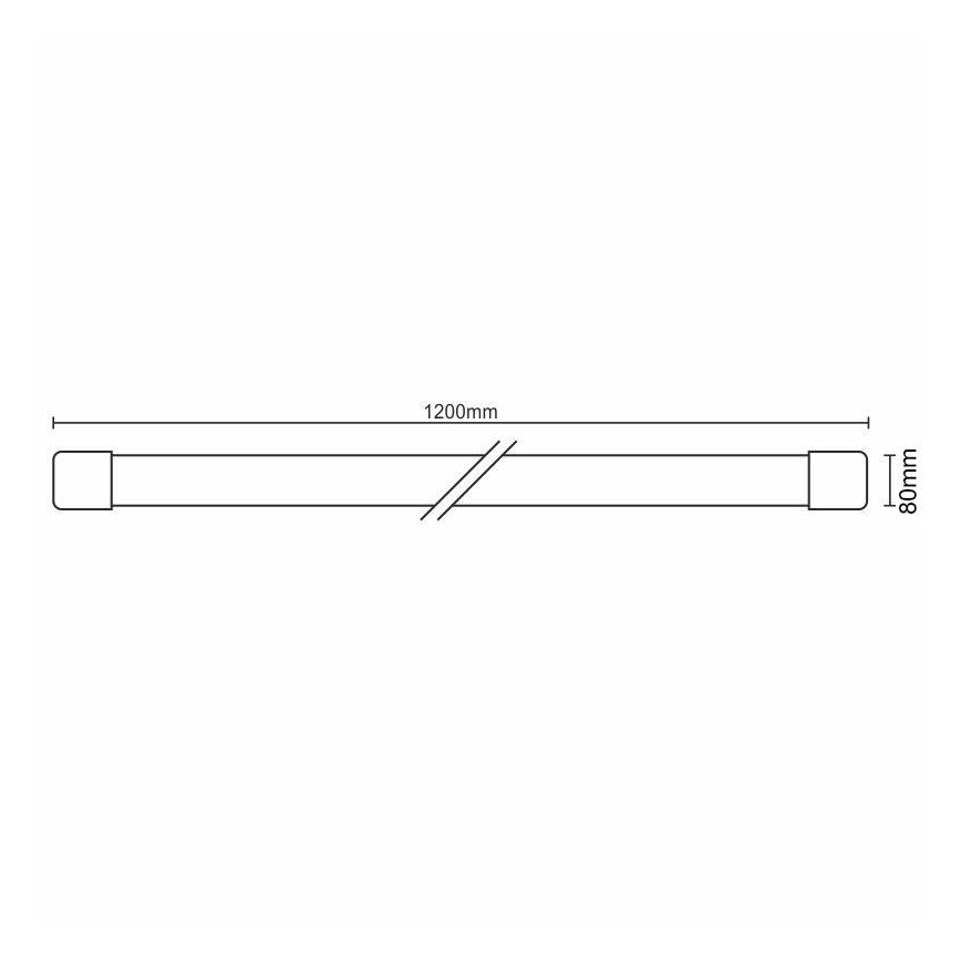 LED Oświetlenie blatu kuchennego LED/40W/230V 4000K IP40