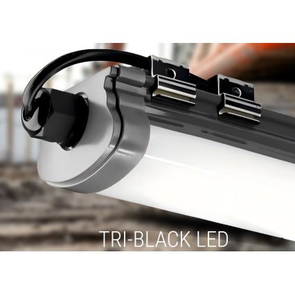 LED Oświetlenie blatu kuchennego LED/60W/230V 6000K 120 cm IP65 czarny