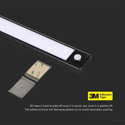 LED Oświetlenie blatu kuchennego z czujnikiem LED/2W/5V 2200 mAh 3000K