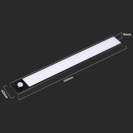LED Oświetlenie blatu kuchennego z czujnikiem LED/2W/5V 2200 mAh 3000K