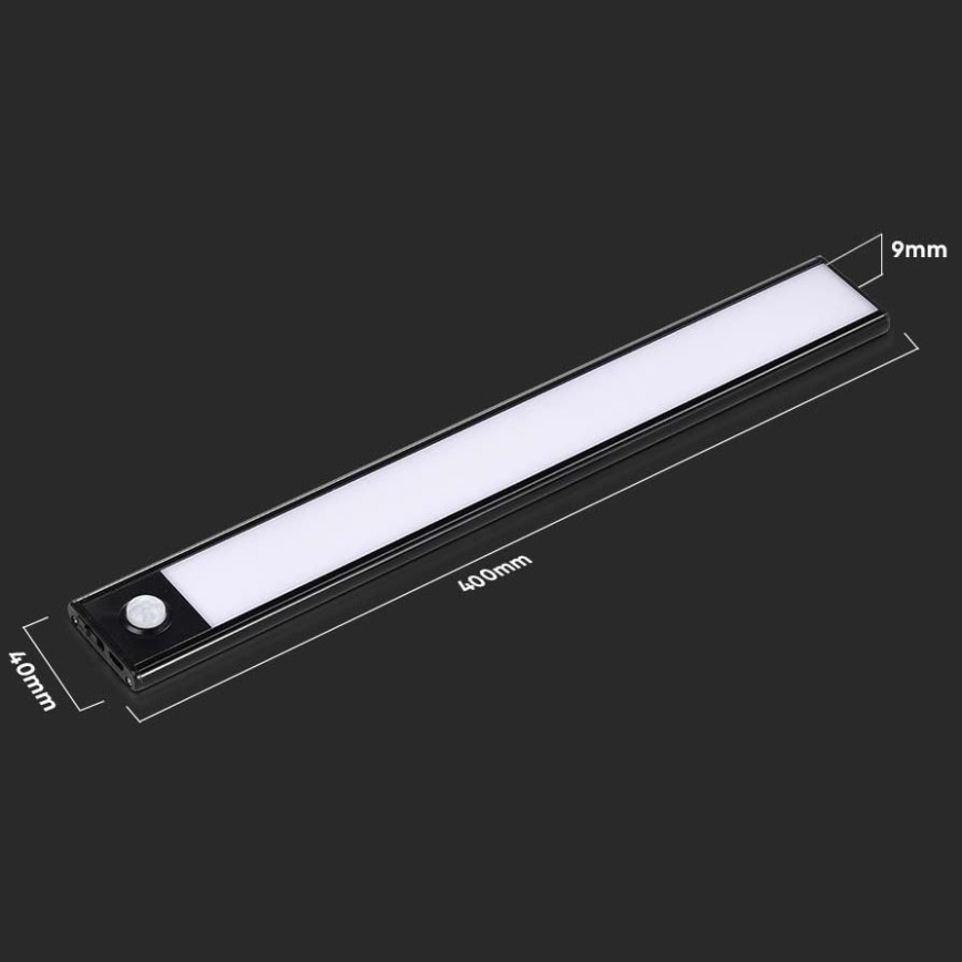 LED Oświetlenie blatu kuchennego z czujnikiem LED/2W/5V 2200 mAh 3000K