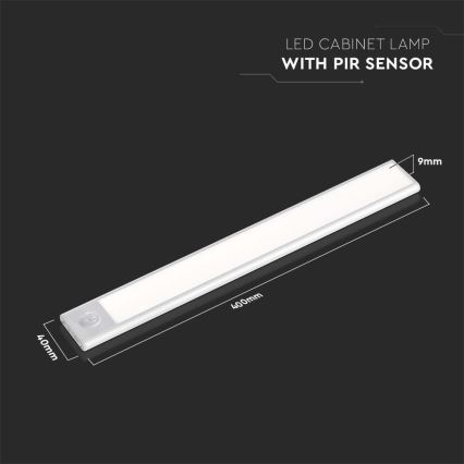 LED Oświetlenie blatu kuchennego z czujnikiem LED/2W/5V 3000K 2200 mAh