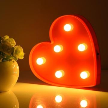 LED Oświetlenie dekoracyjne HEART LED/2xAA
