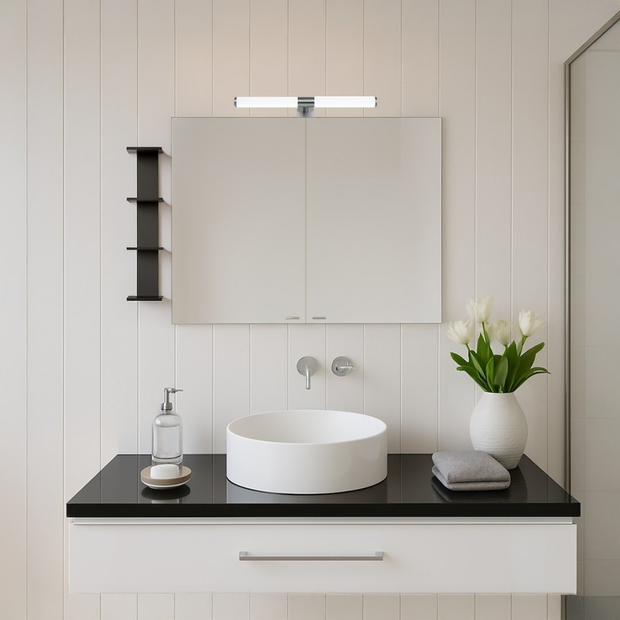 LED Oświetlenie do lustra łazienkowego APA LED/6W/230V 40 cm IP44 chrom błyszczący