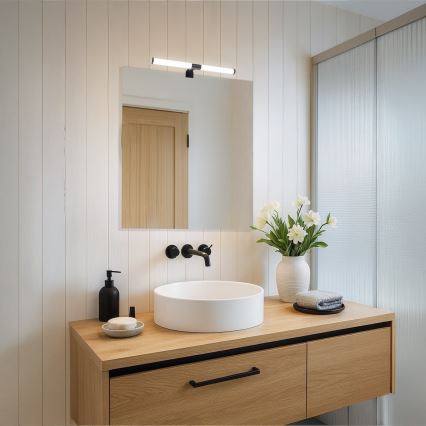 LED Oświetlenie do lustra łazienkowego APA LED/6W/230V 40 cm IP44 czarne