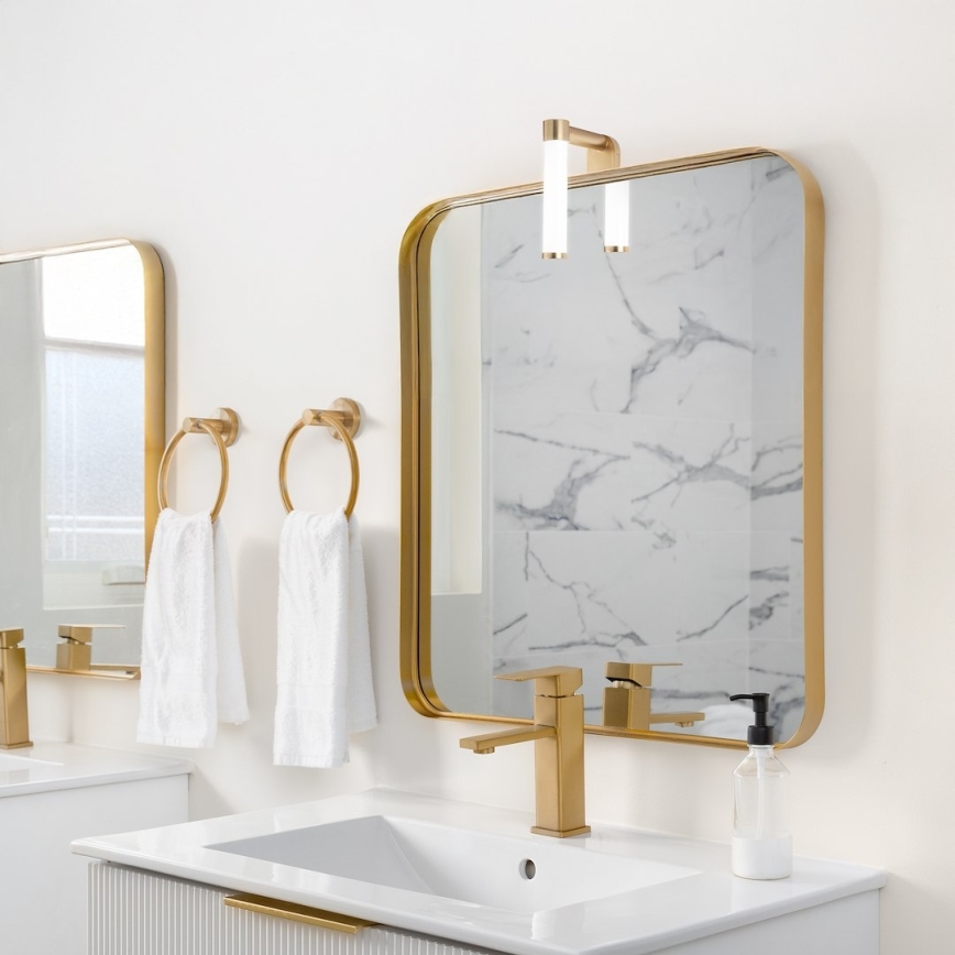 LED oświetlenie do lustra łazienkowego APA MINI LED/4W/230V IP44 złote