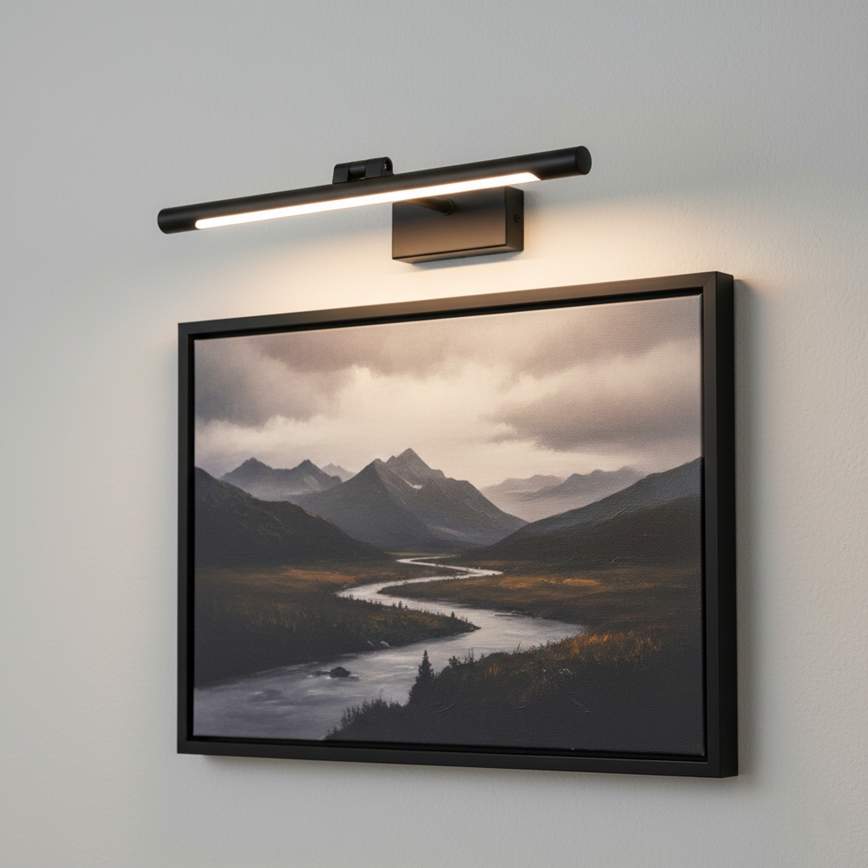 LED Oświetlenie do lustra łazienkowego MIRROR LED/6W/230V 4000K IP44 40 cm czarne