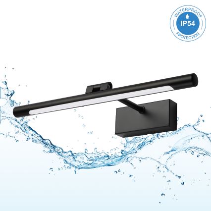 LED Oświetlenie do lustra łazienkowego MIRROR LED/6W/230V 4000K IP44 40 cm czarne