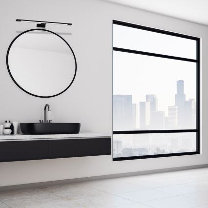 LED oświetlenie do lustra łazienkowego SHINE LED/12W/230V 60 cm IP44 czarne