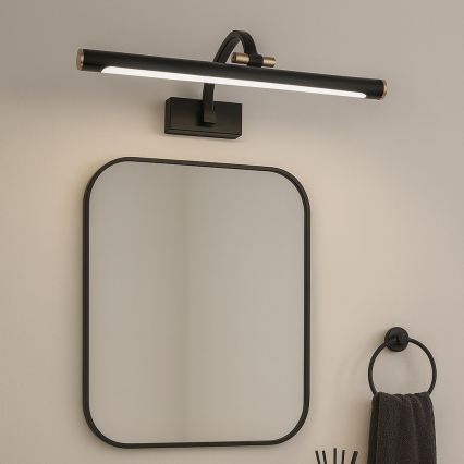 LED oświetlenie do lustra łazienkowego VINCI LED/15W/230V 60 cm IP44 czarne