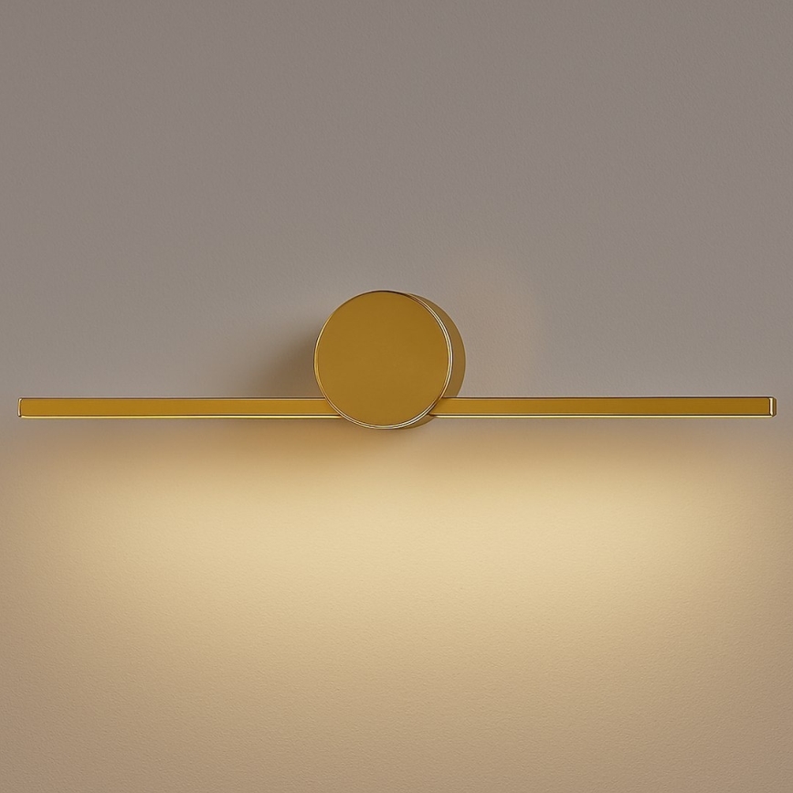 LED oświetlenie łazienkowe do lustra ARTIST LED/6W/230V 40 cm IP44 złote