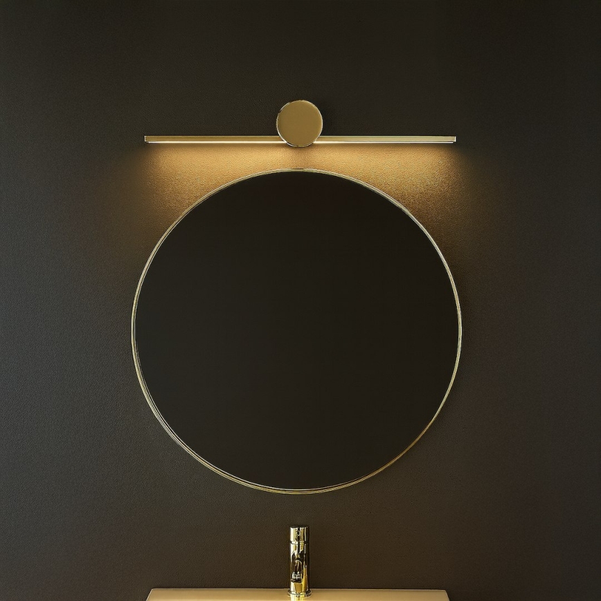 LED oświetlenie łazienkowe do lustra ARTIST LED/6W/230V 40 cm IP44 złote