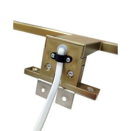 Oświetlenie LED do łazienkowego lustra LED/8W/230V 4000K 50 cm IP44 matowe złoto