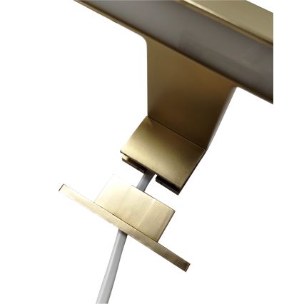 Oświetlenie LED do łazienkowego lustra LED/8W/230V 4000K 50 cm IP44 matowe złoto