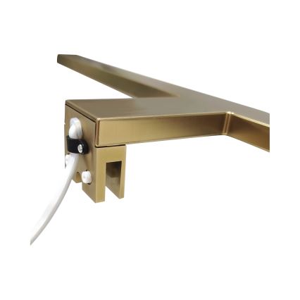 Oświetlenie LED do łazienkowego lustra LED/8W/230V 4000K 50 cm IP44 matowe złoto