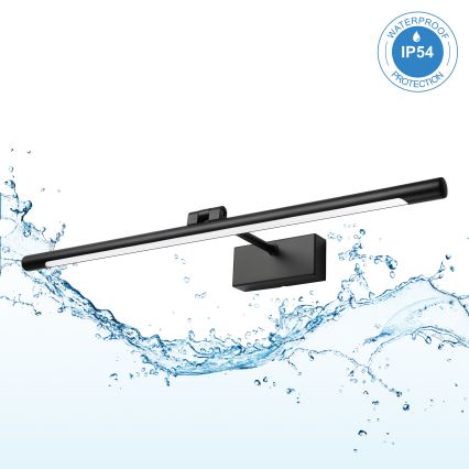 LED oświetlenie łazienkowe do lustra MIRROR LED/8W/230V 4000K IP44 60 cm czarne
