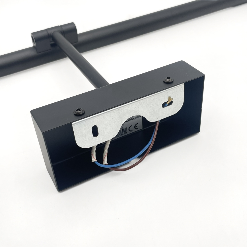 LED oświetlenie łazienkowe do lustra MIRROR LED/8W/230V 4000K IP44 60 cm czarne