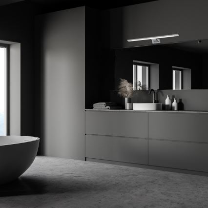 LED Oświetlenie łazienkowe do lustra SHINE LED/12W/230V 60 cm IP44 chrom błyszczący