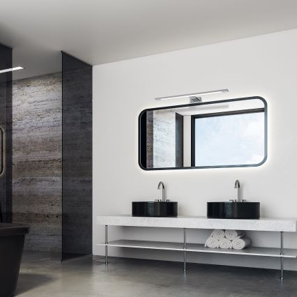 LED Oświetlenie łazienkowe do lustra SHINE LED/12W/230V 60 cm IP44 chrom błyszczący