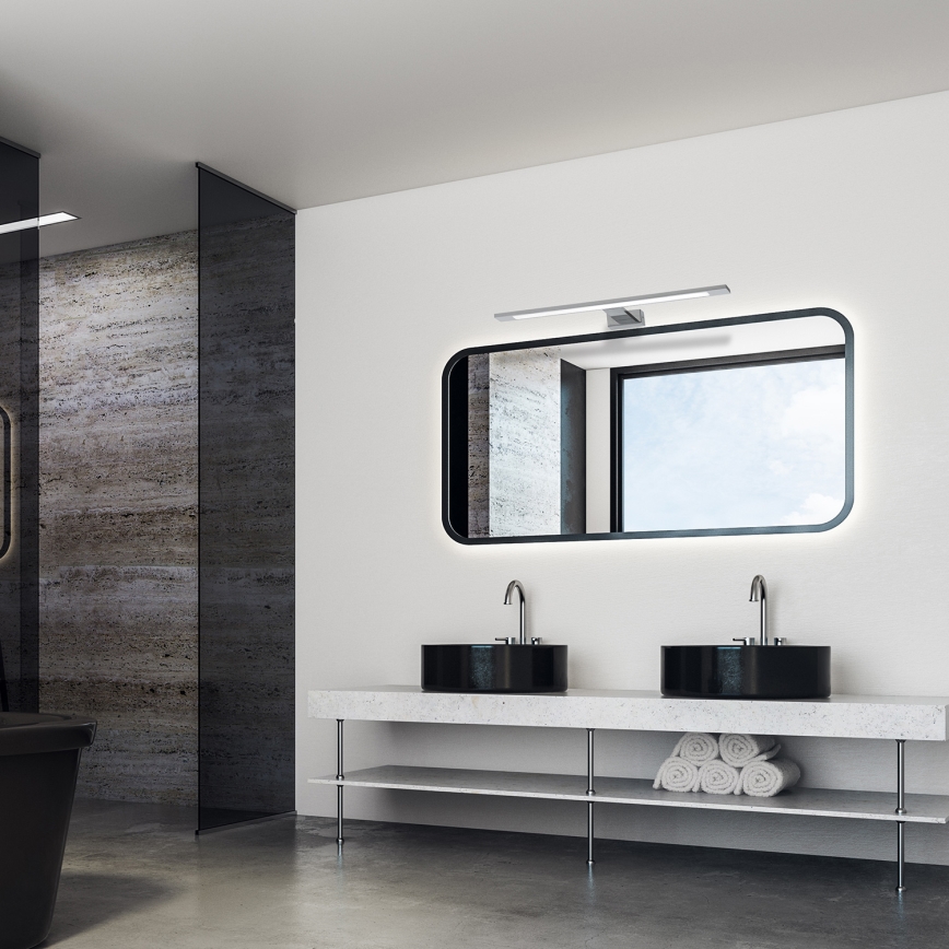 LED Oświetlenie łazienkowe do lustra SHINE LED/12W/230V 60 cm IP44 chrom błyszczący