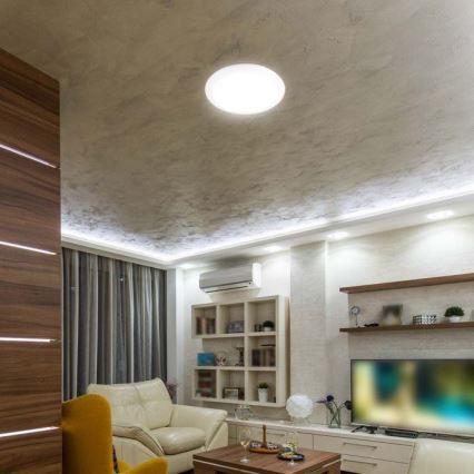 LED Oświetlenie łazienkowe z czujnikiem LED/20W/230V 3000/4000/6000K IP66 śr. 30 cm