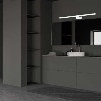 LED oświetlenie lustra łazienkowego SHINE WHITE LED/15W/230V 80 cm IP44 biały