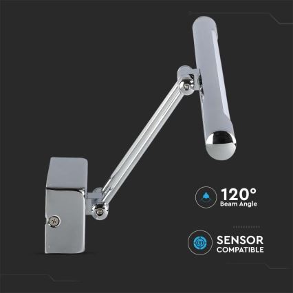 LED Oświetlenie lustra LED/13W/230V 3000K 64cm chromowy