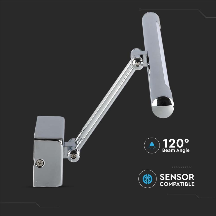 LED Oświetlenie lustra LED/13W/230V 3000K 64cm chromowy