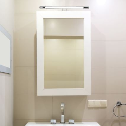 LED Oświetlenie lustra LED/9W/230V 3000K 50cm chrom błyszczący