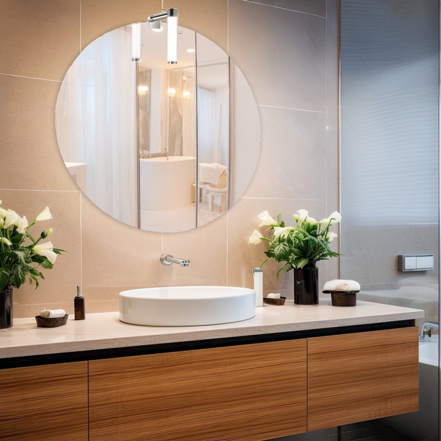 LED oświetlenie nad lustro do łazienki APA MINI LED/4W/230V IP44 chrom połysk