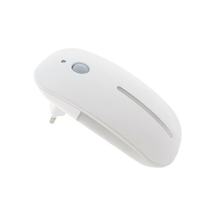 LED Oświetlenie nocne z czujnikiem LED/1W/230V biały