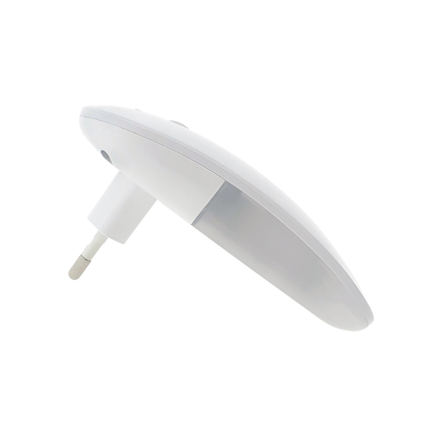 LED Oświetlenie nocne z czujnikiem LED/1W/230V biały