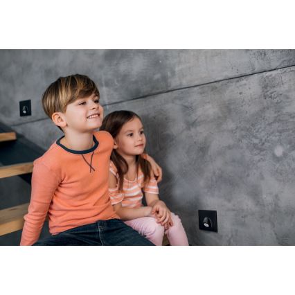 LED Oświetlenie orientacyjne MEFIS LED/0,7W/12V 3000 K czarny