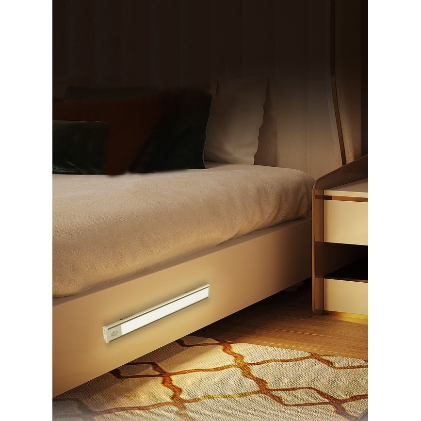 Oprawa LED podszafkowa CABINET-4 z czujnikiem PIR LED/1,5W/230V 1100mAh 4000K