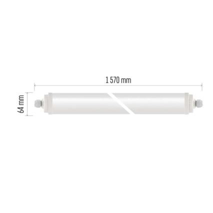 LED Oświetlenie przemysłowe LED/51W/230V IP65 4000K 157 cm