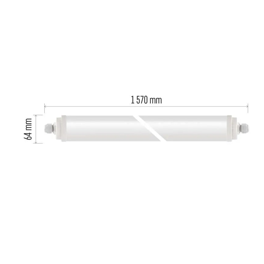 LED Oświetlenie przemysłowe LED/51W/230V IP65 4000K 157 cm