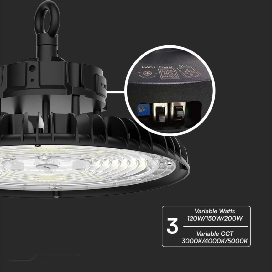 LED Oświetlenie przemysłowe High Bay LED/200W/230V 3000K/4000K/6000K IP65