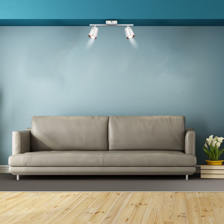 LED oświetlenie punktowe 2xLED/5W/230V 3000K białe