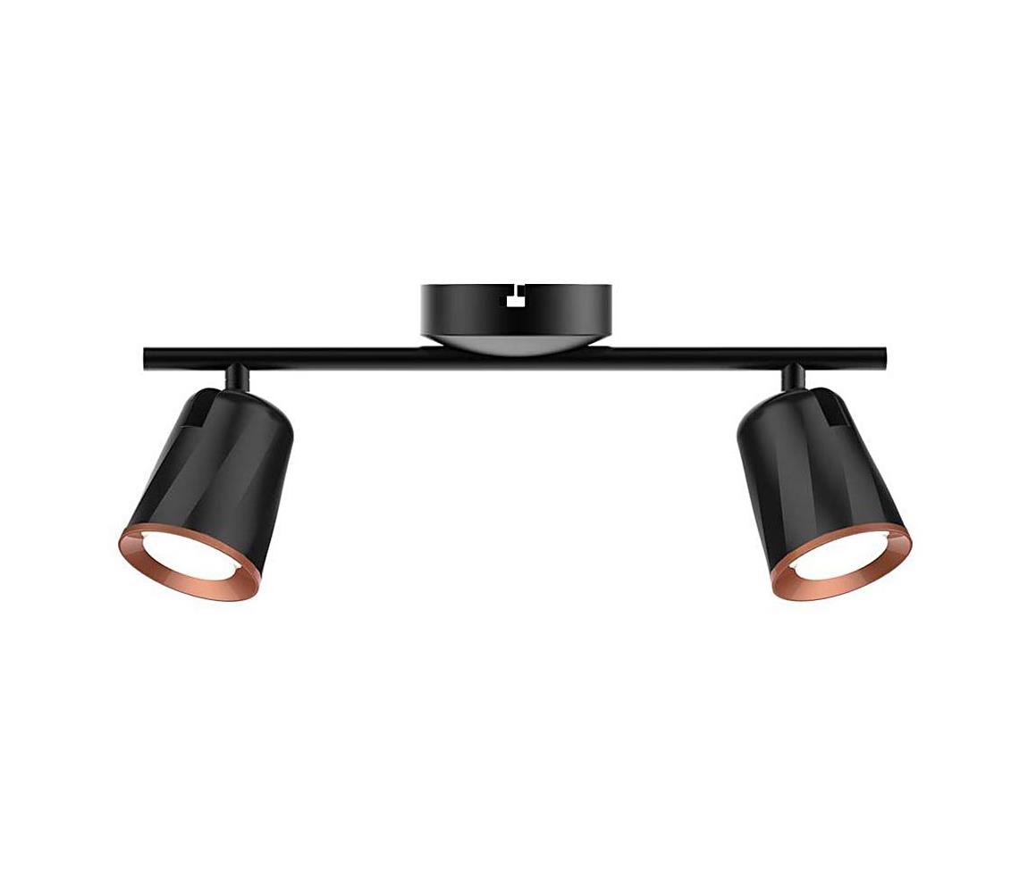 LED oświetlenie punktowe 2xLED/5W/230V 3000K czarny