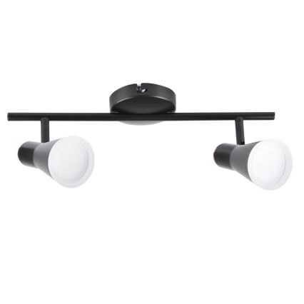 LED Oświetlenie punktowe BERG 2xLED/4,2W/230V czarne