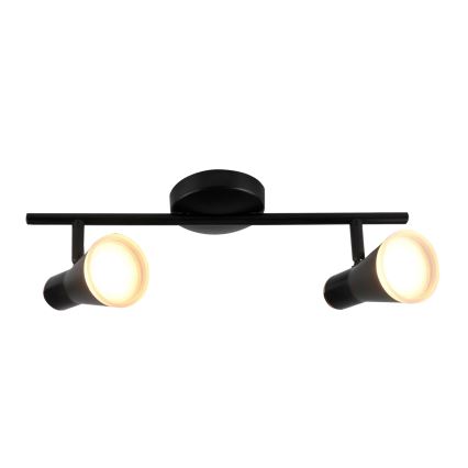 LED Oświetlenie punktowe BERG 2xLED/4,2W/230V czarne