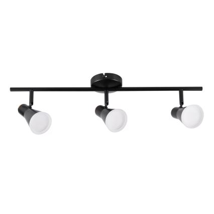 LED Oświetlenie punktowe BERG 3xLED/4,2W/230V czarne