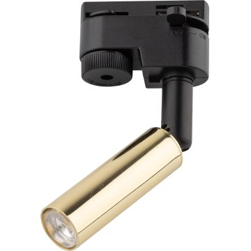 LED Oświetlenie punktowe do 1-fazowego systemu szynowego LAGOS 1xG9/3W/230V złoty/czarny