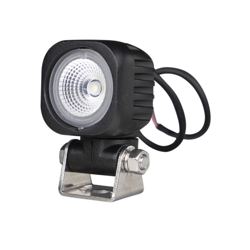 LED Oświetlenie punktowe do samochodu BLACK LED/10W/10-30V IP69 5700K kanciasty