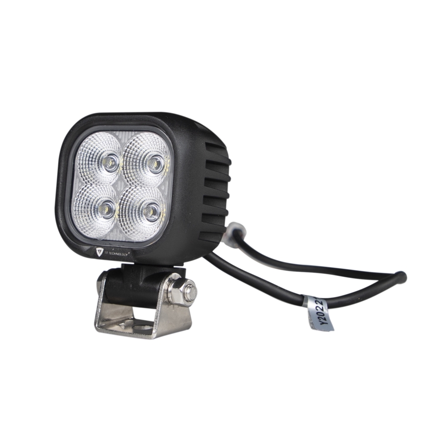 LED Oświetlenie punktowe do samochodu BLACK LED/40W/10-30V IP69 5700K kanciasty