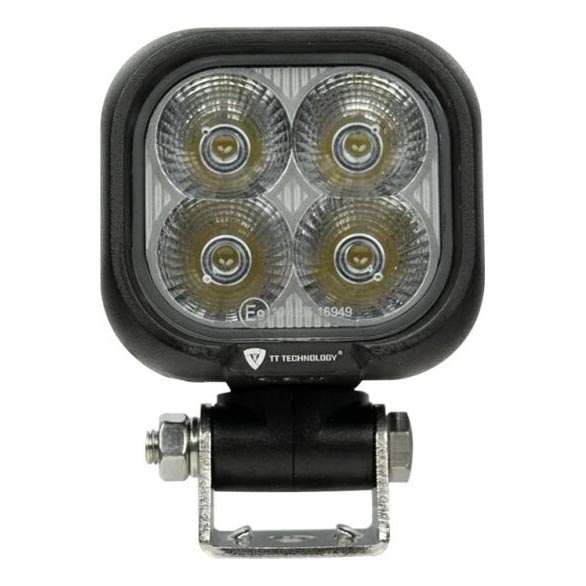 LED Oświetlenie punktowe do samochodu BLACK LED/40W/10-30V IP69 5700K kanciasty
