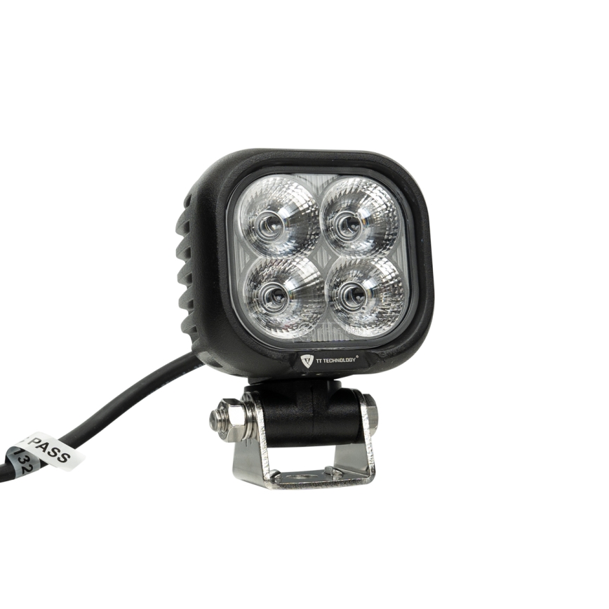 LED Oświetlenie punktowe do samochodu BLACK LED/40W/10-30V IP69 5700K kanciasty