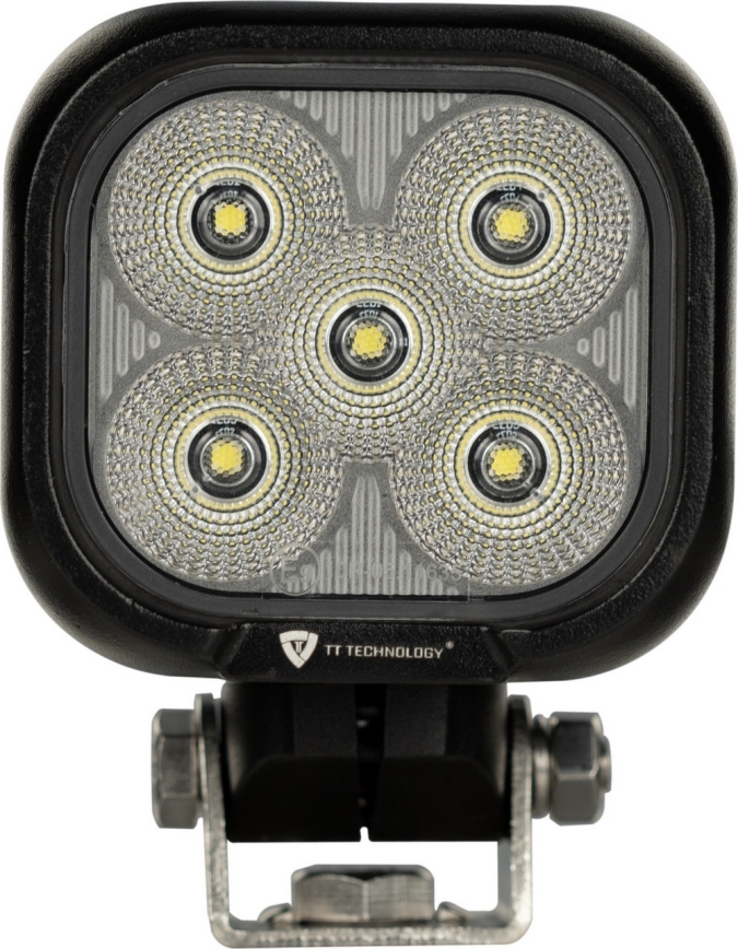 LED Oświetlenie punktowe do samochodu BLACK LED/50W/10-30V IP69 5700K kanciasty
