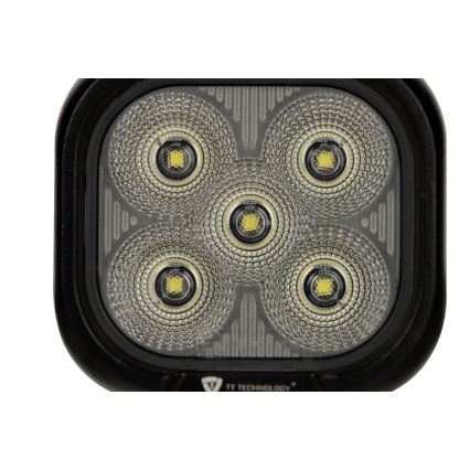 LED Oświetlenie punktowe do samochodu BLACK LED/50W/10-30V IP69 5700K kanciasty